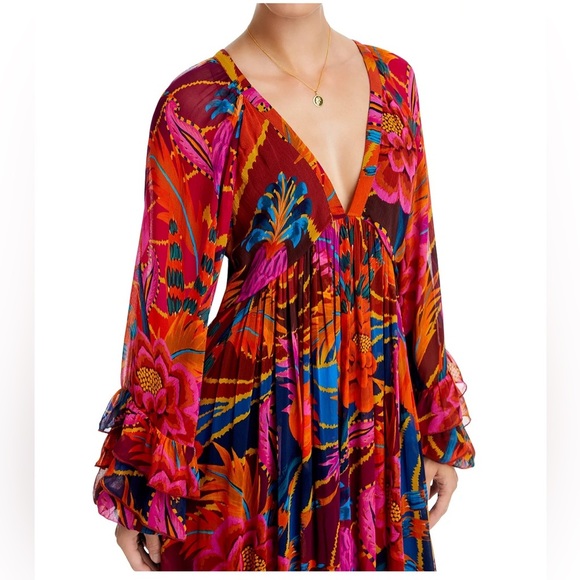 FARM Rio
Vintage Wave Long Sleeve Maxi Dress size S - Picture 3 of 5